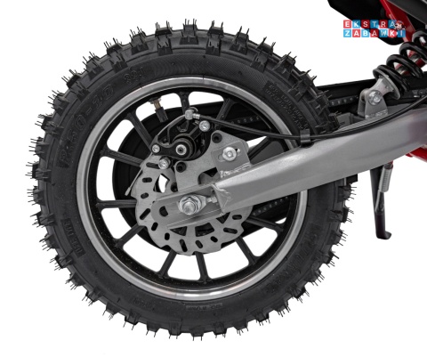 Czerwony Motor Renegade 50R na akumulator - 1x500W 36V/9Ah do 70 kg, pompowane koła, kluczyk - [HP110E-A]