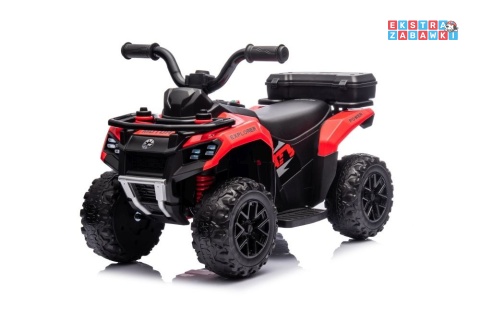 Czerwony Quad GTS1155 na akumulator - 1x35W, 6V/4.5Ah, EVA, LED, panel muzyczny, 2 km/h [19944]