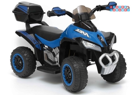 Niebieski Quad GTS1188-A na akumulator - 1x45W, 6V/4.5Ah, do 3 km/h, światła LED [6454]