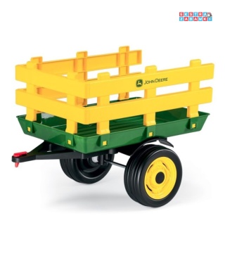 PRZYCZEPKA JOHN DEERE PEG PEREGO MINI NACZEPA DO TRAKTORA KOPARKI