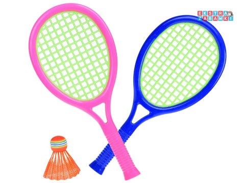 [SP0772] Zestaw sportowy 3w1 siatka do siatkówki piłka badminton dysk