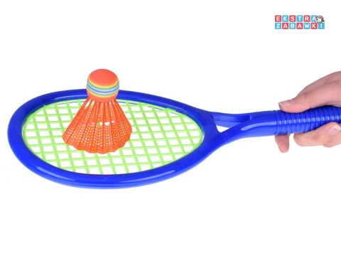 [SP0772] Zestaw sportowy 3w1 siatka do siatkówki piłka badminton dysk