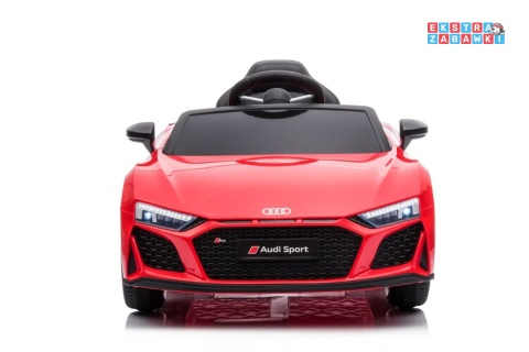 Czerwone Audi R8 Lift A300 na akumulator - 2x45W 12V/4.5Ah, pilot, EVA, ekoskóra, LED [9041]