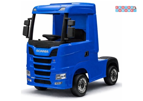 Niebieska Scania 500R HL698 na akumulator - 4x45W 24V/7Ah, EVA, pilot, LED, Bluetooth, automatyczny hamulec [20635]