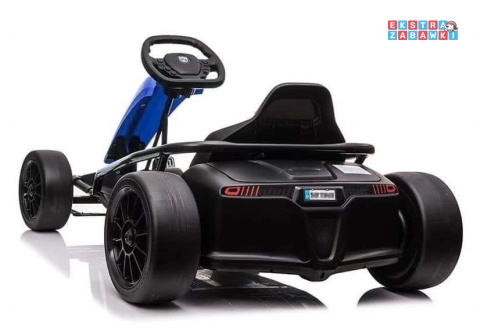 Niebieski gokart SX1968 z Driftem na akumulator - 2x100W 24V/7Ah, do 18 km/h, pasy, hamulec automatyczny [5199]