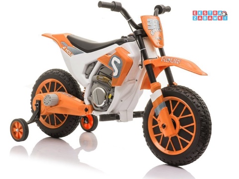 Pomarańczowy Motor XMX616 na akumulator - 2x35W 12V/7Ah, EVA, hamulec automatyczny, 2 prędkości - [9014]