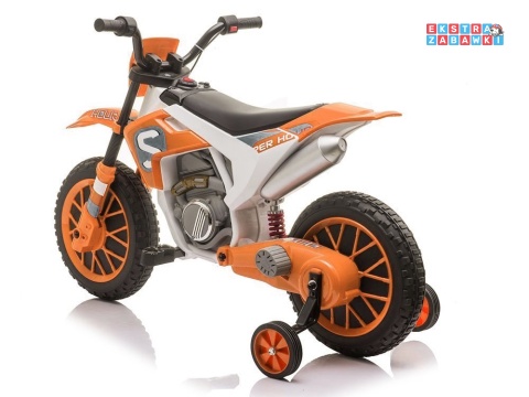 Pomarańczowy Motor XMX616 na akumulator - 2x35W 12V/7Ah, EVA, hamulec automatyczny, 2 prędkości - [9014]