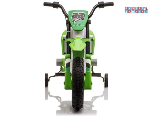 Zielony Motor XMX616 na akumulator - 2x35W 12V/7Ah, EVA, automatyczny hamulec, 6.5km/h - [9012]