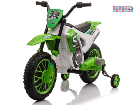 Zielony Motor XMX616 na akumulator - 2x35W 12V/7Ah, EVA, automatyczny hamulec, 6.5km/h - [9012]