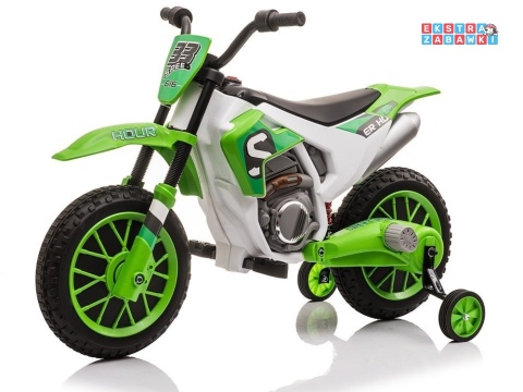 Zielony Motor XMX616 na akumulator - 2x35W 12V/7Ah, EVA, automatyczny hamulec, 6.5km/h - [9012]