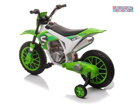 Zielony Motor XMX616 na akumulator - 2x35W 12V/7Ah, EVA, automatyczny hamulec, 6.5km/h - [9012]