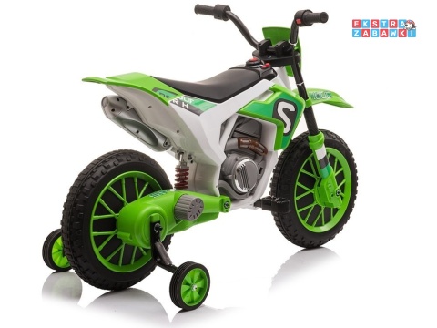 Zielony Motor XMX616 na akumulator - 2x35W 12V/7Ah, EVA, automatyczny hamulec, 6.5km/h - [9012]