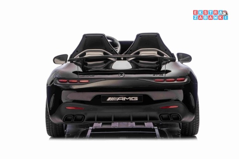 Mercedes Benz GT63 AMG na akumulator - czarny, 4x200W 24V/7Ah, EVA, LED, Bluetooth, pilot [DK-GT63]