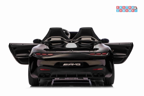 Mercedes Benz GT63 AMG na akumulator - czarny, 4x200W 24V/7Ah, EVA, LED, Bluetooth, pilot [DK-GT63]