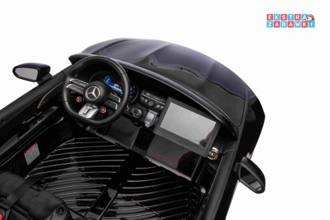 Mercedes Benz GT63 AMG na akumulator - czarny, 4x200W 24V/7Ah, EVA, LED, Bluetooth, pilot [DK-GT63]