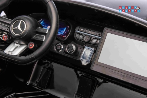Mercedes Benz GT63 AMG na akumulator - czarny, 4x200W 24V/7Ah, EVA, LED, Bluetooth, pilot [DK-GT63]
