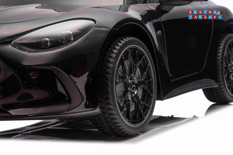 Mercedes Benz GT63 AMG na akumulator - czarny, 4x200W 24V/7Ah, EVA, LED, Bluetooth, pilot [DK-GT63]