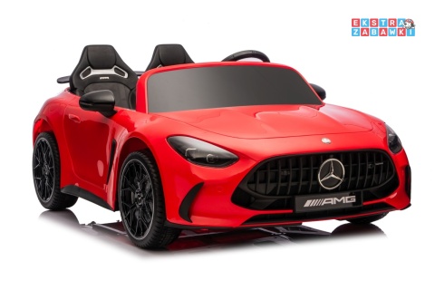 Czerwony Mercedes Benz GT63 AMG na akumulator - 4x200W 24V/7Ah, EVA, LED, Bluetooth, pilot [DK-GT63]