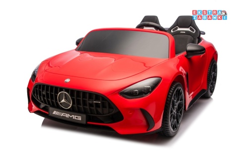 Czerwony Mercedes Benz GT63 AMG na akumulator - 4x200W 24V/7Ah, EVA, LED, Bluetooth, pilot [DK-GT63]
