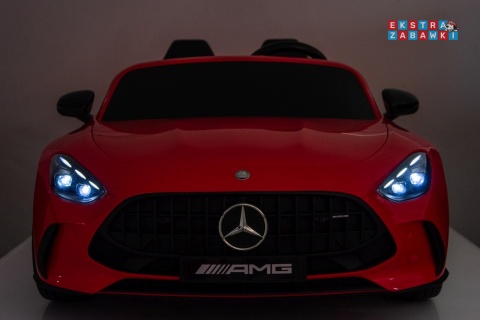 Czerwony Mercedes Benz GT63 AMG na akumulator - 4x200W 24V/7Ah, EVA, LED, Bluetooth, pilot [DK-GT63]