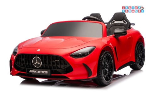 Czerwony Mercedes Benz GT63 AMG na akumulator - 4x200W 24V/7Ah, EVA, LED, Bluetooth, pilot [DK-GT63]