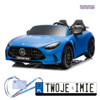 Niebieski Mercedes Benz GT63 AMG na akumulator - 4x200W 24V/7Ah, EVA, LED, Bluetooth, pilot [DK-GT63]