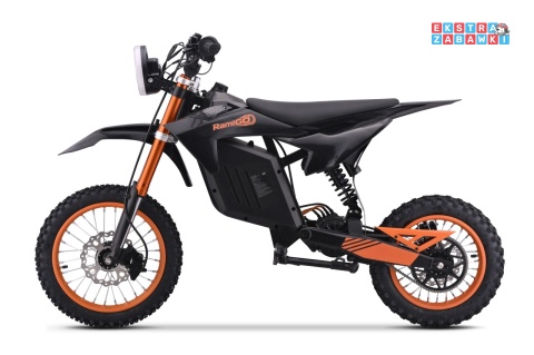 Czarny Motor E-RIDER X na akumulator - 1x2000W 48V/20.8Ah Li-ion, do 50km/h, hamulce tarczowe, pompowane opony - [HP135E]