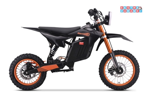 Czarny Motor E-RIDER X na akumulator - 1x2000W 48V/20.8Ah Li-ion, do 50km/h, hamulce tarczowe, pompowane opony - [HP135E]
