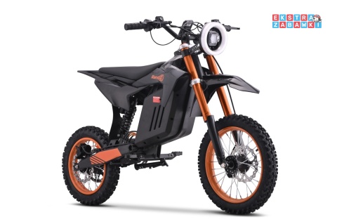 Czarny Motor E-RIDER X na akumulator - 1x2000W 48V/20.8Ah Li-ion, do 50km/h, hamulce tarczowe, pompowane opony - [HP135E]