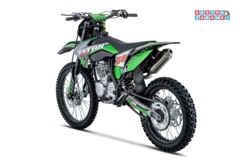 Zielony motocykl spalinowy TITAN 300cc - czterosuwowy 5-biegowy, do 120 km/h, do 100 kg, regulowany amortyzator, światło [DB609]