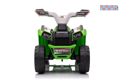 Zielony quad XMX630T na akumulator - 1x45W 6V/7Ah, 5km/h, panel muzyczny z bluetooth, automatyczny hamulec [15531]