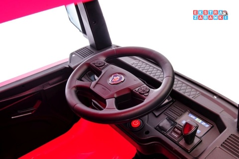 Różowa Scania 500R HL698 na akumulator - 4x45W 24V/7Ah, EVA, pilot, LED, Bluetooth, automatyczny hamulec [20638]