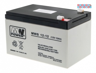 Akumulator kwasowo-ołowiowy 12V/12Ah 15x10x10 cm do pojazdów elektrycznych dla dzieci