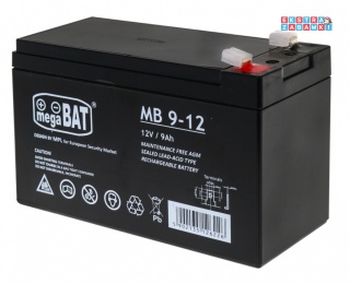 Akumulator kwasowo-ołowiowy 12V/9Ah 15x6.5x10 cm do pojazdów elektrycznych dla dzieci