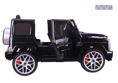 Czarny Mercedes G63 S306-1 na akumulator - 2x45W 12V/4.5Ah, EVA, LED, ekoskóra, pilot, panel muzyczny [28765]