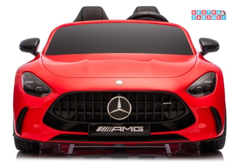 Czerwony Mercedes GT63 AMG DK-GT63 na akumulator - 4x200W 24V/14Ah, ekran LCD, BT, EVA, LED, ekoskóra, pilot [29023]