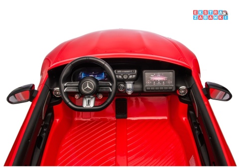 Czerwony Mercedes GT63 AMG DK-GT63 na akumulator - 4x200W 24V/14Ah, ekran LCD, BT, EVA, LED, ekoskóra, pilot [29023]