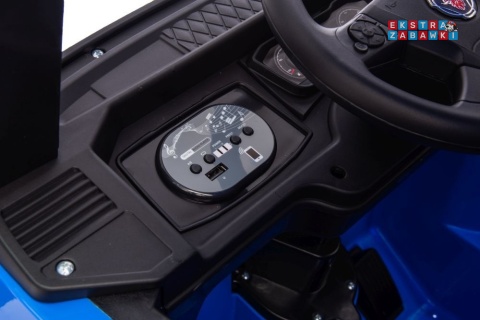 Niebieska Scania 500R HL698 na akumulator - 4x45W 24V/7Ah, EVA, pilot, LED, Bluetooth, automatyczny hamulec [20635]