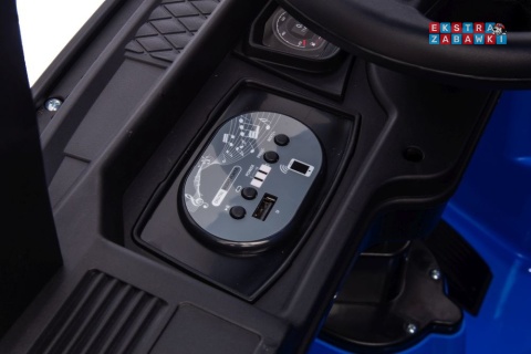 Niebieska Scania 500R HL698 na akumulator - 4x45W 24V/7Ah, EVA, pilot, LED, Bluetooth, automatyczny hamulec [20635]