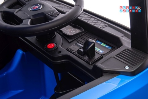 Niebieska Scania 500R HL698 na akumulator - 4x45W 24V/7Ah, EVA, pilot, LED, Bluetooth, automatyczny hamulec [20635]