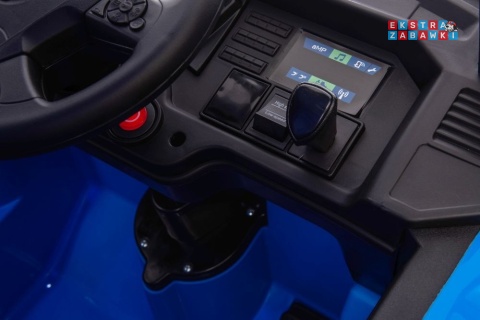 Niebieska Scania 500R HL698 na akumulator - 4x45W 24V/7Ah, EVA, pilot, LED, Bluetooth, automatyczny hamulec [20635]