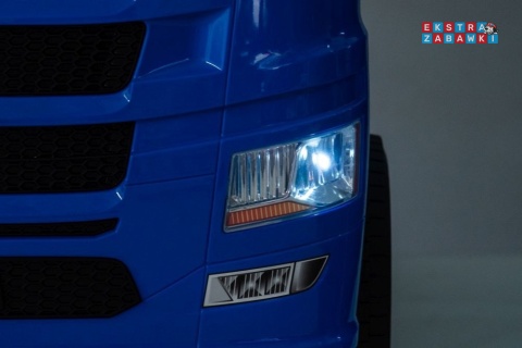 Niebieska Scania 500R HL698 na akumulator - 4x45W 24V/7Ah, EVA, pilot, LED, Bluetooth, automatyczny hamulec [20635]