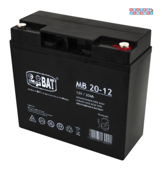 Akumulator kwasowo-ołowiowy 12V/20Ah 18x7.5x16.5 cm do pojazdów elektrycznych dla dzieci