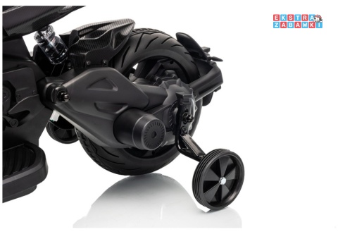 Zielony Motor Bentley Ducati Diavel V4 na akumulator - 2x45W 12V/4.5Ah, do 6km/h, EVA, LED, panel muzyczny - [28760]