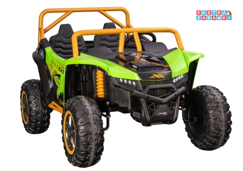Zielony Arctic Cat WILDCAT XX buggy na akumulator dwuosobowy - zielony, 4x200W, EVA, LED, ekoskóra, Bluetooth, do 7km/h [27240]