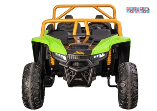 Zielony Arctic Cat WILDCAT XX buggy na akumulator dwuosobowy - zielony, 4x200W, EVA, LED, ekoskóra, Bluetooth, do 7km/h [27240]