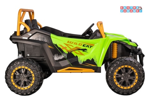 Zielony Arctic Cat WILDCAT XX buggy na akumulator dwuosobowy - zielony, 4x200W, EVA, LED, ekoskóra, Bluetooth, do 7km/h [27240]