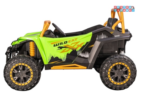 Zielony Arctic Cat WILDCAT XX buggy na akumulator dwuosobowy - zielony, 4x200W, EVA, LED, ekoskóra, Bluetooth, do 7km/h [27240]