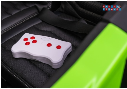 Zielony Arctic Cat WILDCAT XX buggy na akumulator dwuosobowy - zielony, 4x200W, EVA, LED, ekoskóra, Bluetooth, do 7km/h [27240]