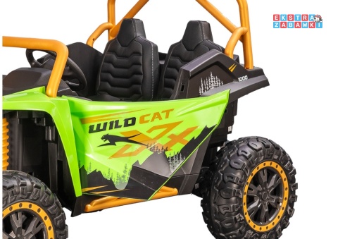 Zielony Arctic Cat WILDCAT XX buggy na akumulator dwuosobowy - zielony, 4x200W, EVA, LED, ekoskóra, Bluetooth, do 7km/h [27240]